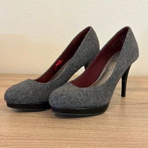 Grey 3 inch heels